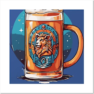 Beer Lion Posters and Art